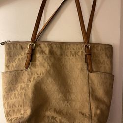 Michael Kors Gold Tote Bag