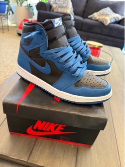 Size 7.5 jordan 1 high dark marina blue