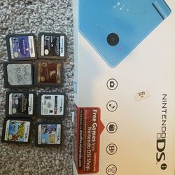 Nintendo DSi + 8 Games (hablo Espanol)