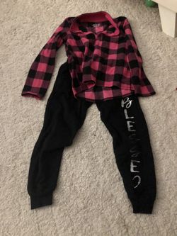 $10 Long Sleeve Size 7 Bottoms 7/8 Pick Up Chino