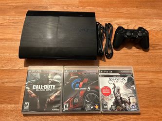 Sony PlayStation 3 Console with 3 Games