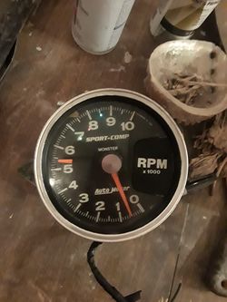 Auto meter sport comp tach.