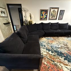 Swaim Microfiber Sectional Couch