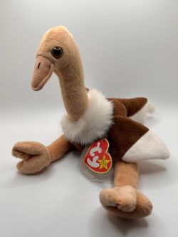 *RARE* TY Beanie Baby "Stretch" 1997 with RARE TAG ERRORS PVC PELLETS