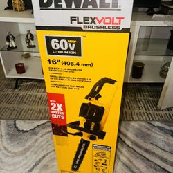 DEWALT FLEXVOLT 60V MAX 16in. Brushless Cordless Battery Powered Chainsaw (Tool Only)