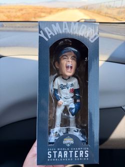 Yoshinobu Yamamoto Dodgers 2025 World Champion Bobblehead