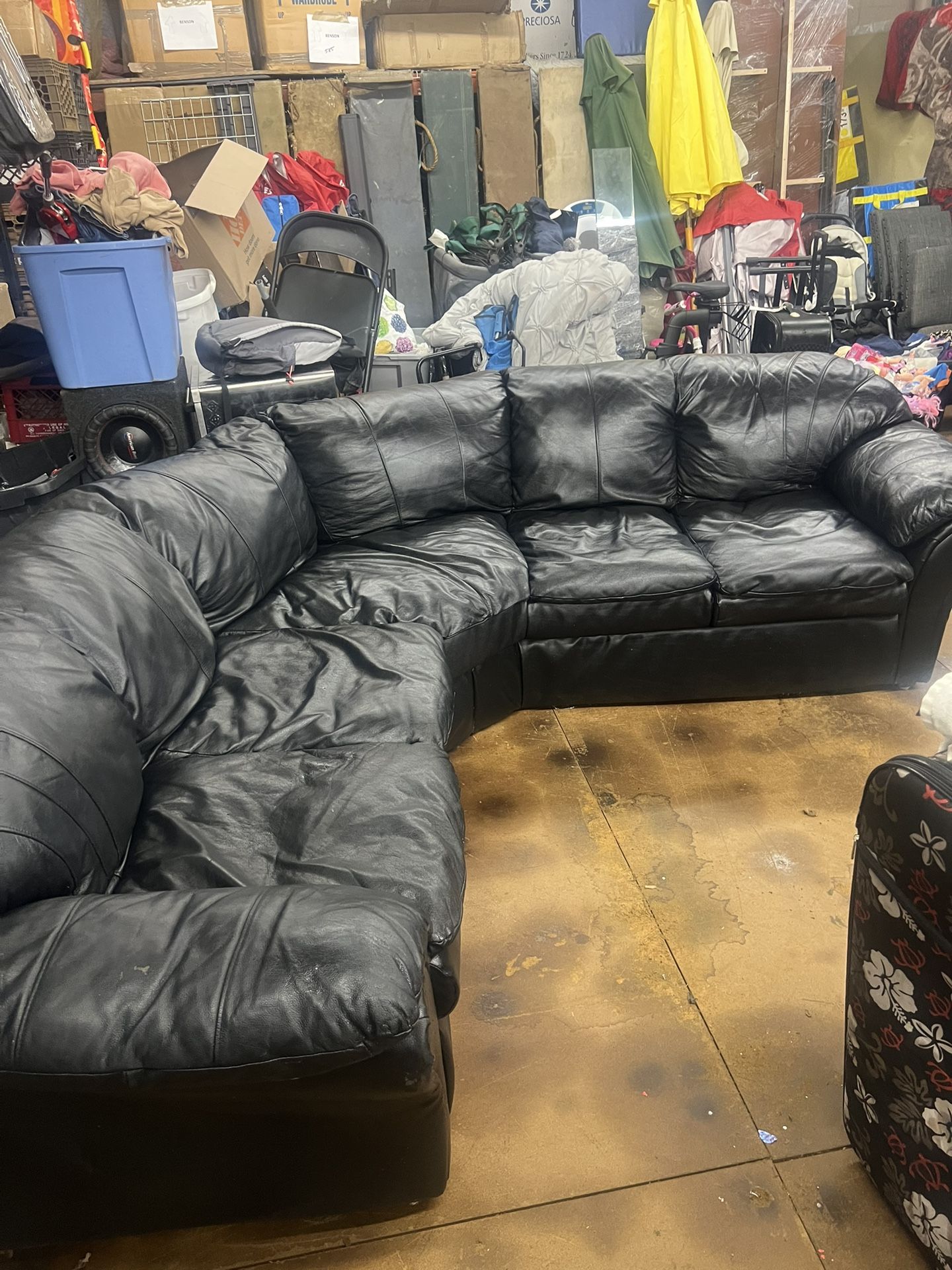 Black Sectional Couch