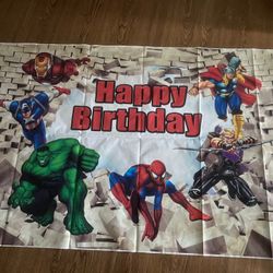 Marvel Superheroes Backdrop
