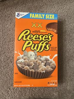 KAWS X REESES PUFFS LIMITED EDITION CEREAL 