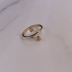 14k Gold Heart Ring