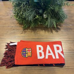 Barcelona Soccer team scarf