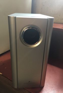 Silver subwoofer MAX POWER 100 W