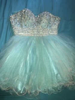 Light Teal poofy dress