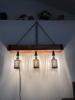 Hanging Jack Daniel’s Lamp