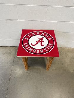 COLLEGE THEMED RUSTIC WOOD COFFEE TABLES