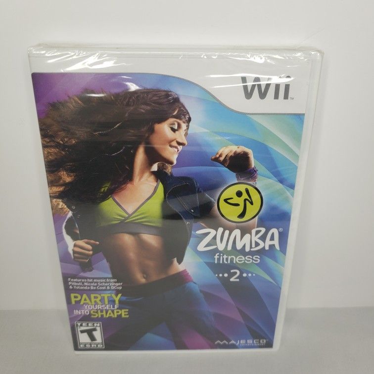 New Sealed ZUMBA Fitness 2 For Wii - Game Only