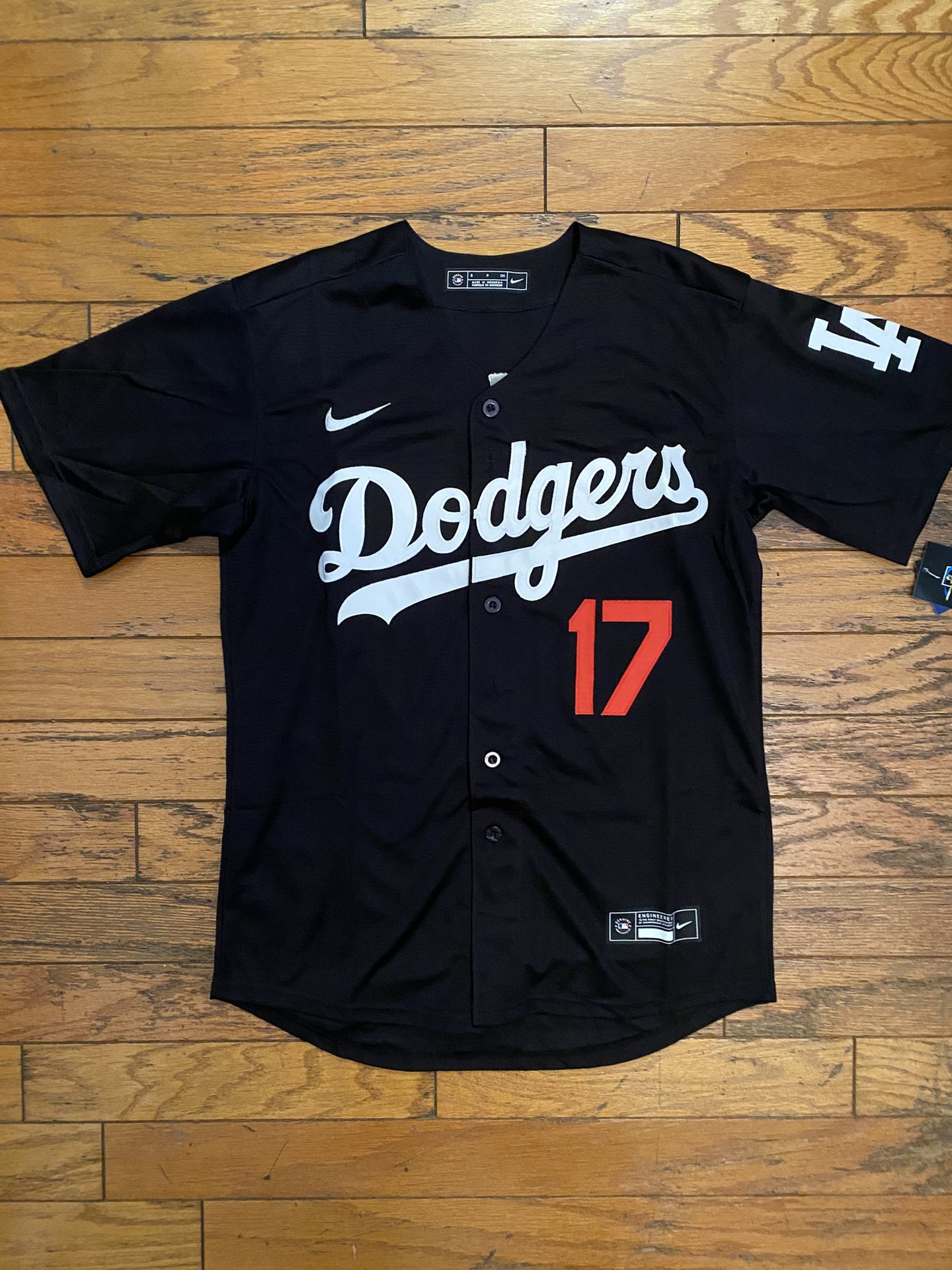 Youth and adult Black Los Angeles Dodgers Shohei Ohtani jersey for youth  Fully Stitched