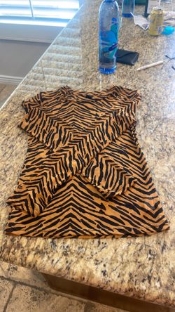 Animal print top