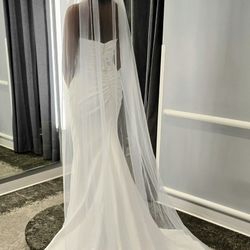 Beaded Wedding Veil
