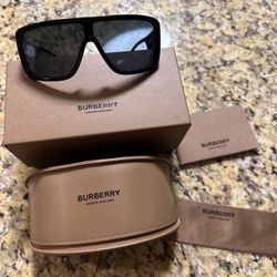 Burberry Unisex Oversized Logo Sunglasses