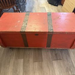 Rustic Rolling Chest