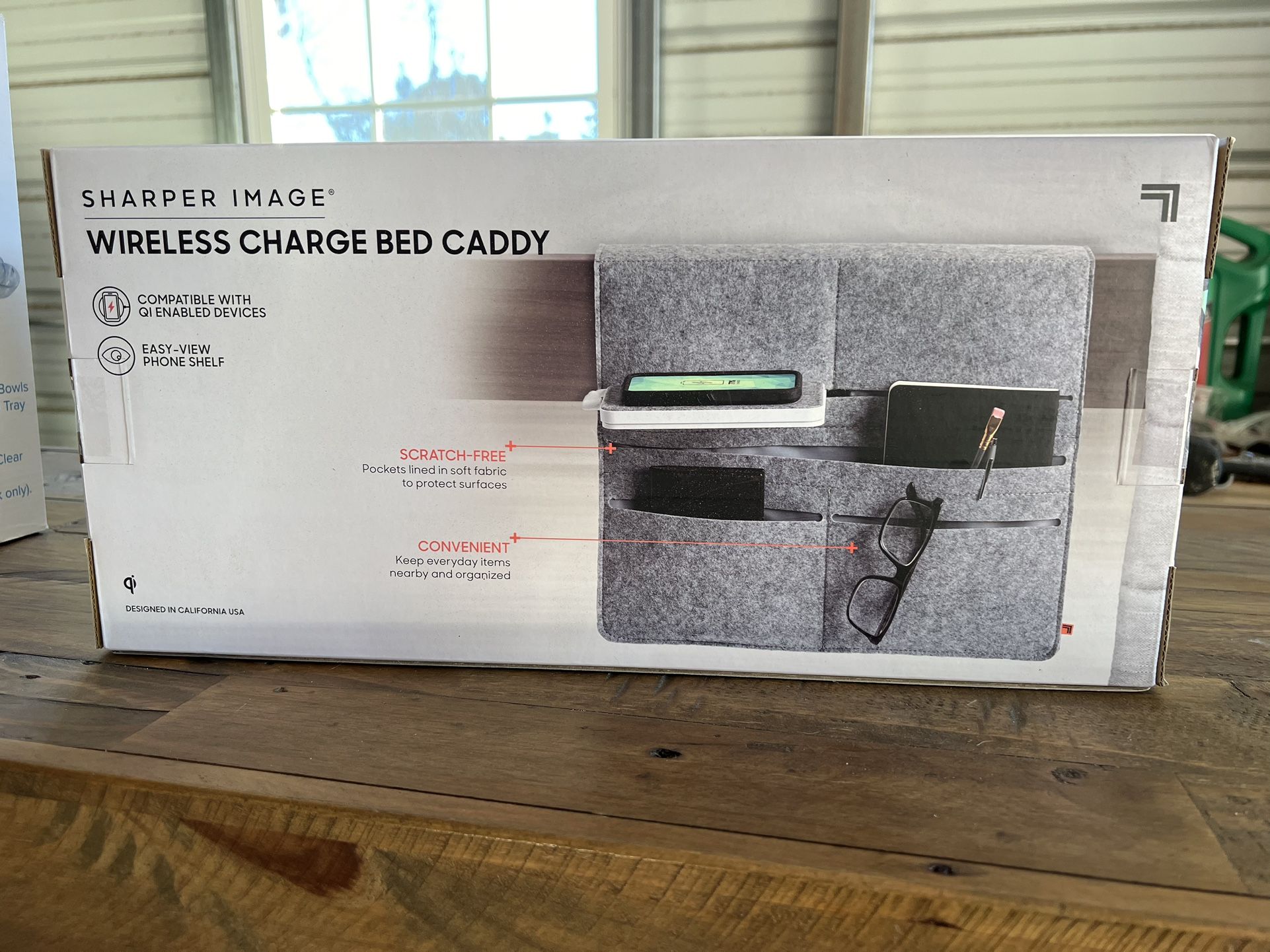 Wireless Charge Bed Caddy