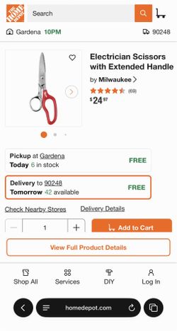 MILWAUKEE SCISSORS