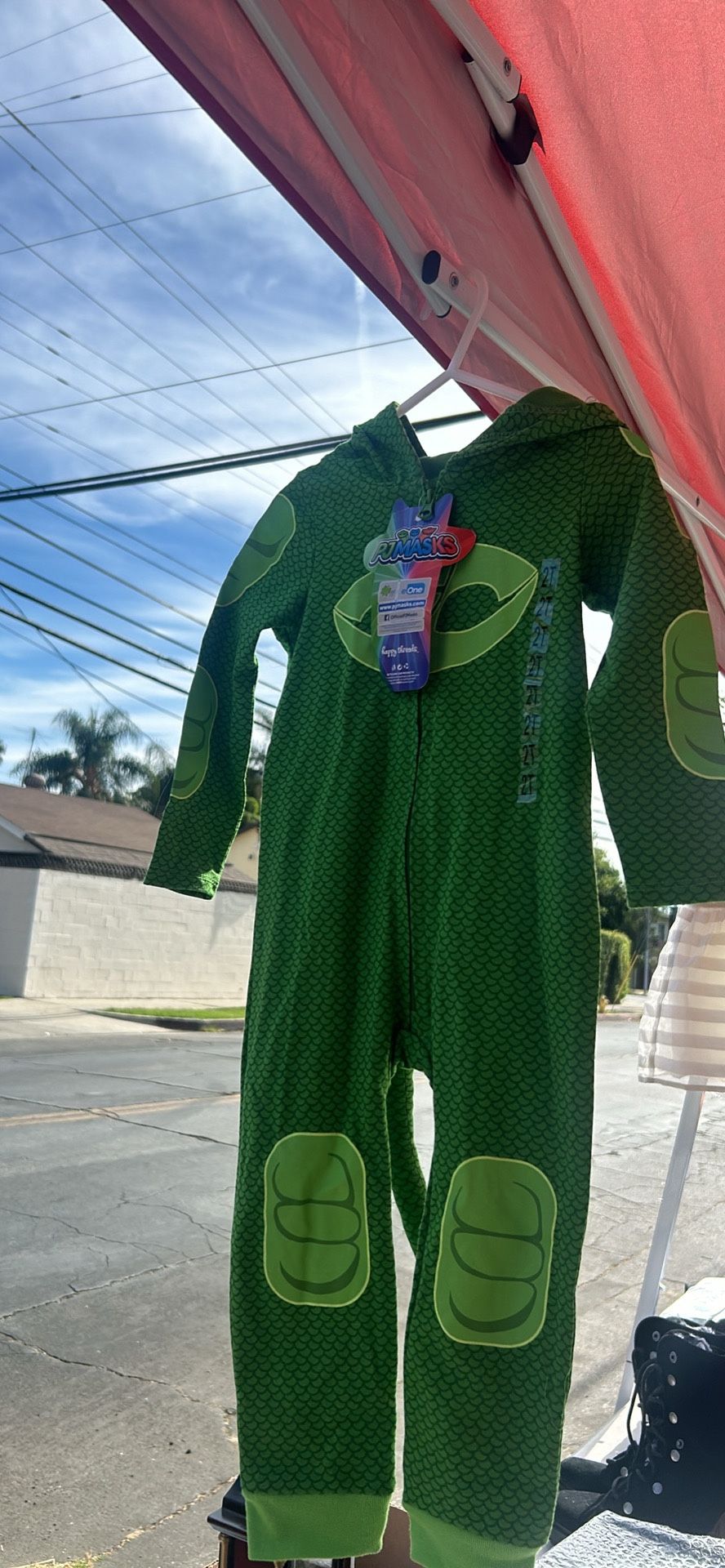 NEW TODDLER PJ MASKS GEKKO COSTUME 2T
