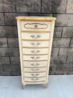 French Provincial 5 drawer lingerie chest