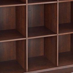 6 Solid Wood Cubical With 6 Fabric Storage Cube