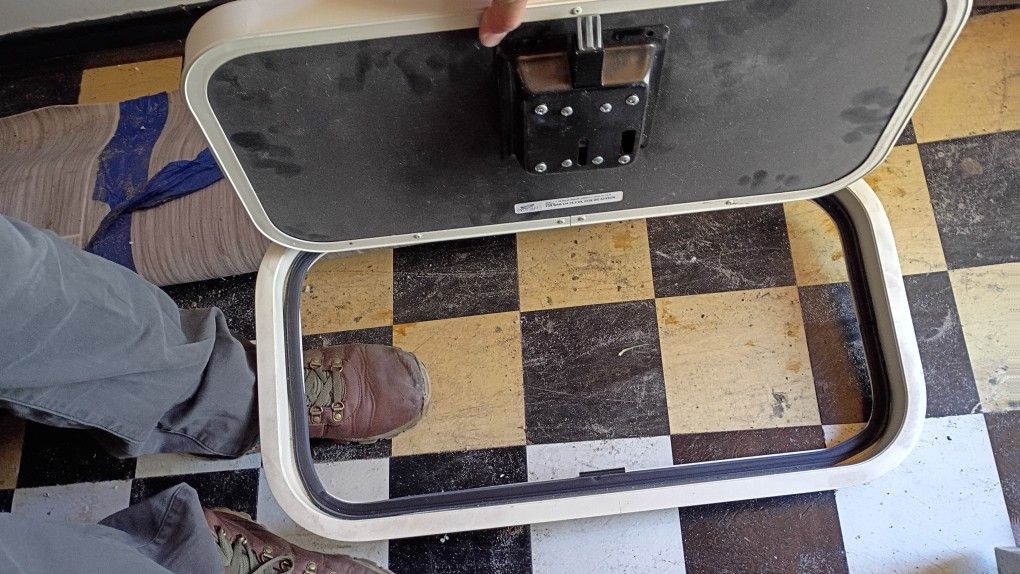 2 RV Camper Storage Doors