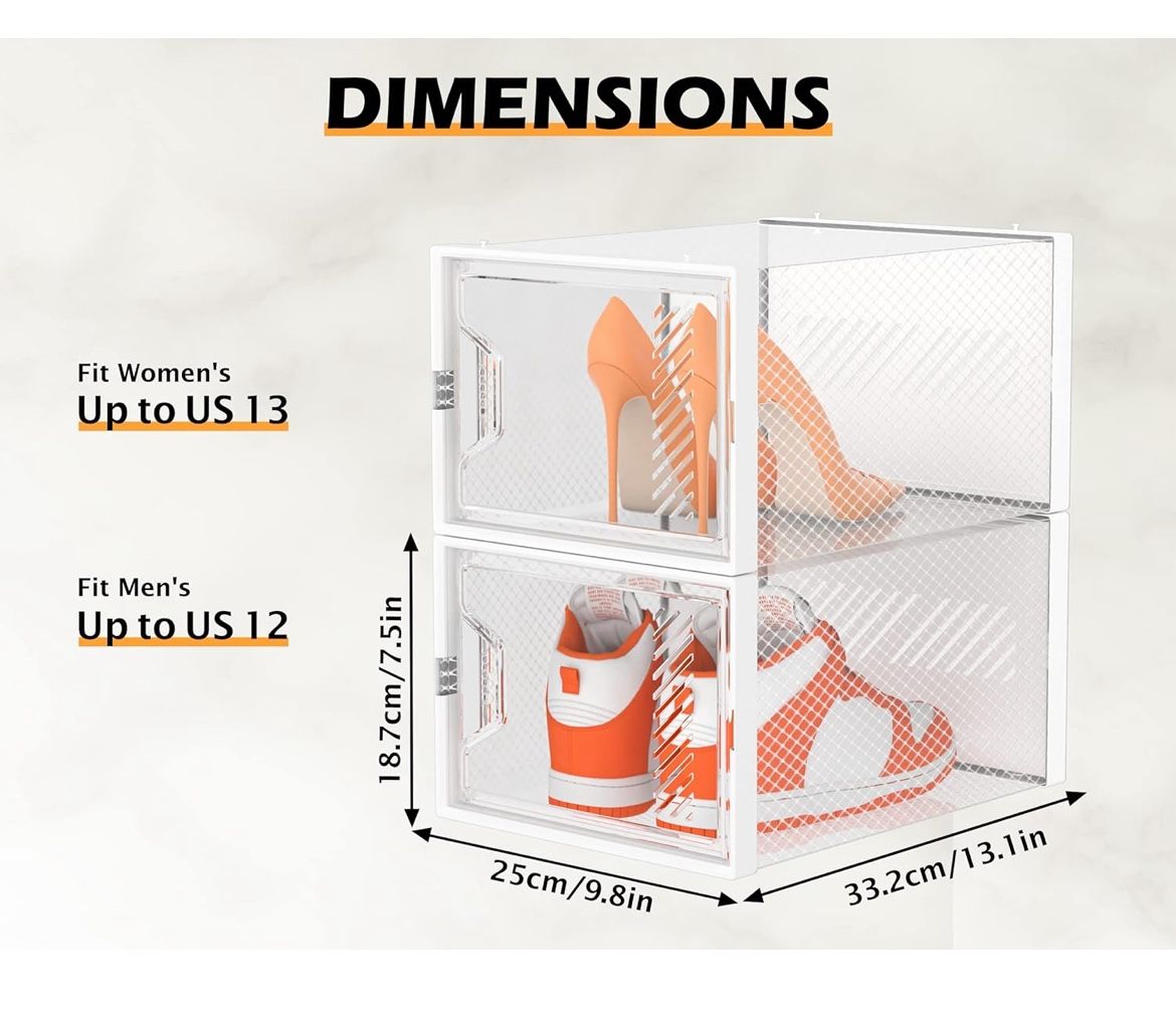 Shoe Storage, 12 Pack X Large Shoe