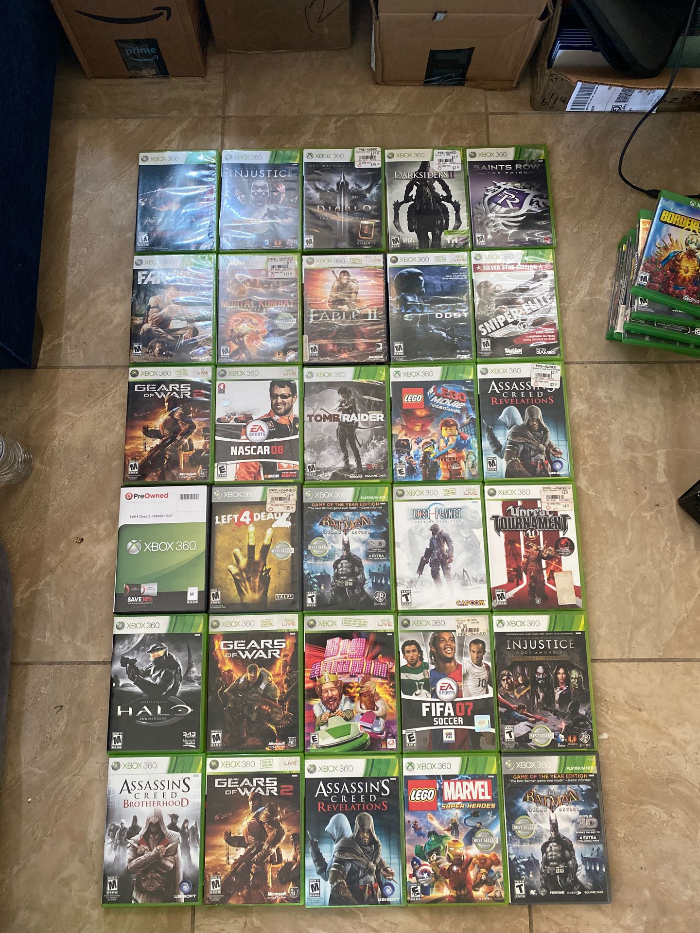 Xbox 360 Games $3 Each