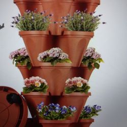 New 5-tier Stackable Planters With Wheels