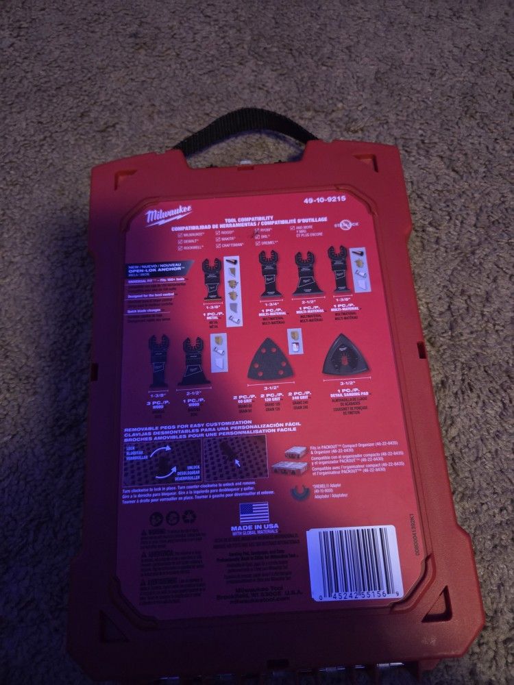 15 PC. Multi Tool Blade Set New