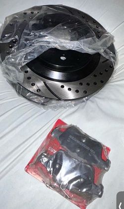 Drilled and slotted brake rotors Auto shark