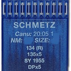 10 Schmetz 134 R / 135x5 / DPx5 / SY 1955 Industrial Machine Needles