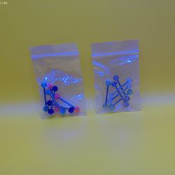 Different color tongue rings 
