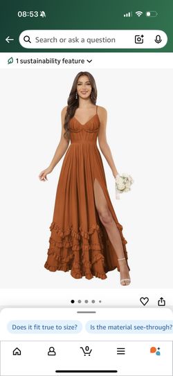 Burnt Orange Dress