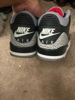 Air Jordan 3s black cements