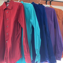 Men’s Dress Shirts Size Medium, Long Sleeve, Express