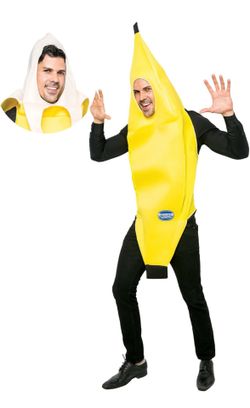 Adult Spooktacular Creations Banana Costume size small and medium available