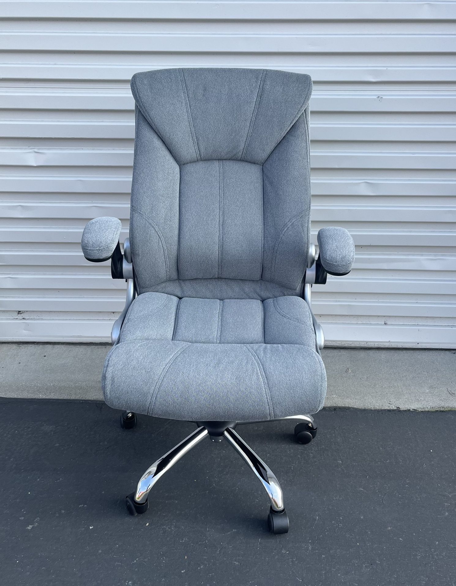 Ergonomic Chair with Flip up Arms Lumbar Support and Wheels