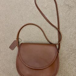 Vintage Coach Casey Crossbody Leather Bag