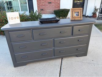 7 Drawer Wood Dresser