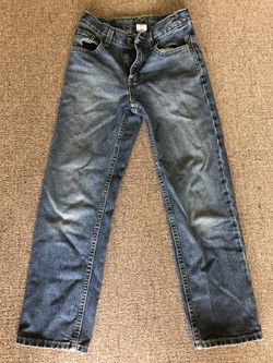 Boys 10R Denim Blue Jeans Sears Straight