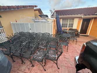 Sillas de aluminio para patio