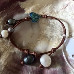  Brown Leather Bracelet 