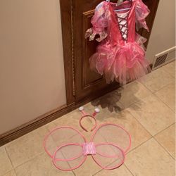 Halloween Butterfly Dress, Wings And Headband