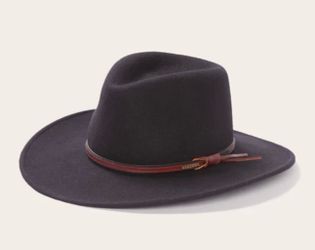 Stetson Bozeman Hat 100% Wool. Large